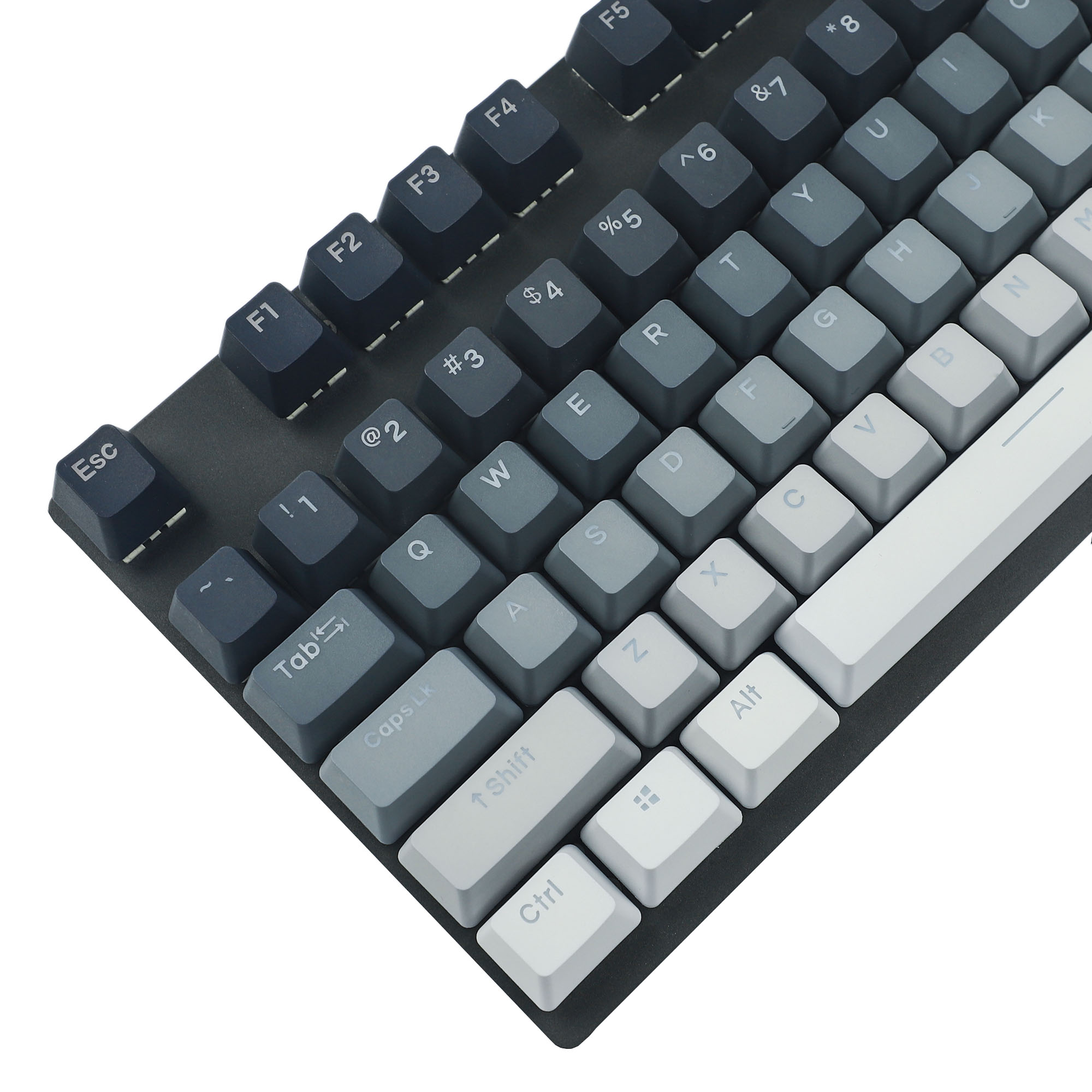 Keycaps Oem Profile 87 Keys - คีย์บอร์ดเรืองแสงไล่ระดับสีคู่124 ymdk คีย์บอร์ดโปรไฟล์ OEM PBT สำหรับคีย์บอร์ดกลไก