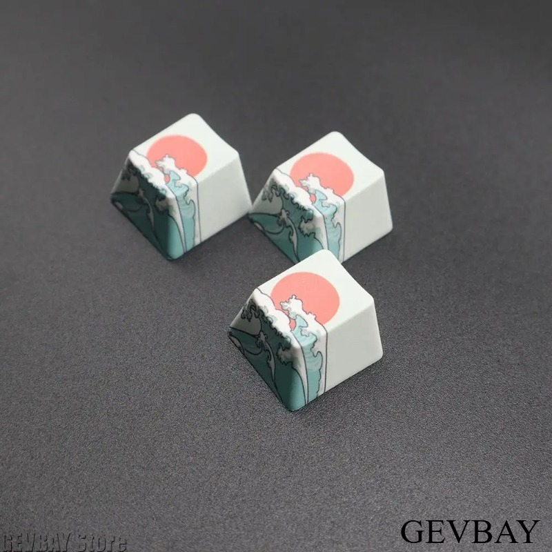 Keycaps Spacebar 6.25U Custom - 2 ชิ้น คีย์แคป Coral Sea PBT,