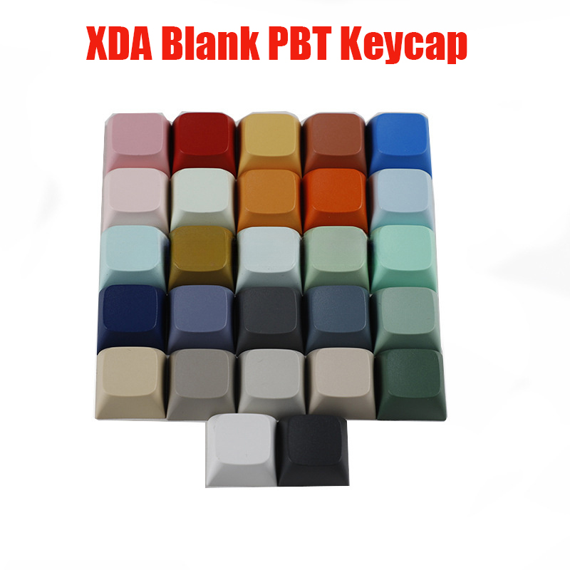 Keycaps Blank Pbt 1U - ใหม่ XDA พิมพ์1U เปล่า PBT คีย์บอร์ดเชิงกลสีผสมบริสุทธิ์1X