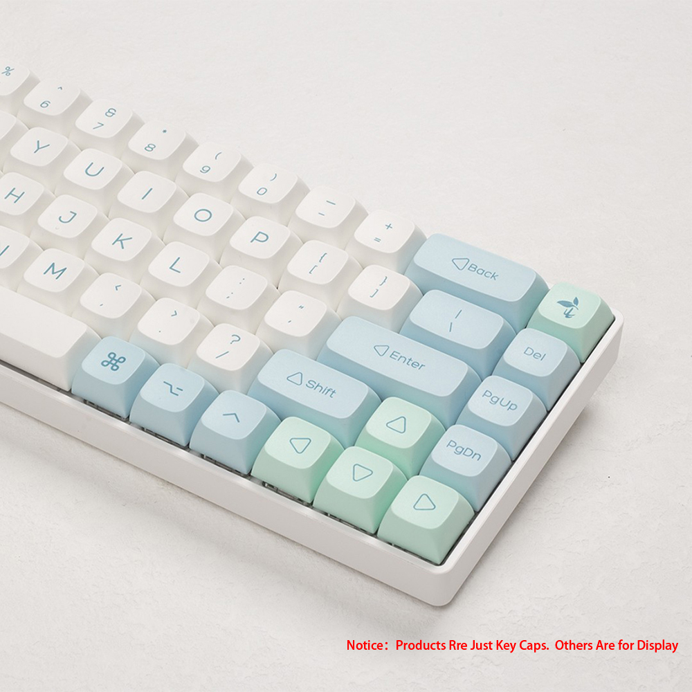 Keycaps Xda Profile Pbt Dye Sub - 135คีย์คีย์คีย์มิ้นท์คริสตัลน้ำแข็งฝาครอบคีย์ XDA PBT-หมวกคีย์ย่อยสำหรับสวิตช์ MX รูปแบบ DIY