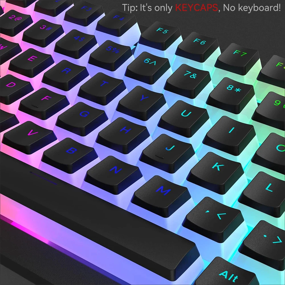 ใหม่พุดดิ้ง PBT Keycaps 129 คี - Keycaps Translucent Pudding Rgb บทวิจารณ์และราคา