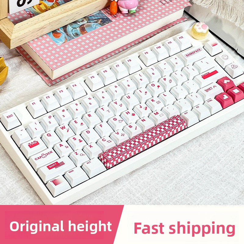 คีย์แคปสไตล์ดีไซเนอร์ 5 ด้านพิ - Keycaps Oem Profile 87 Keys บทวิจารณ์และราคา