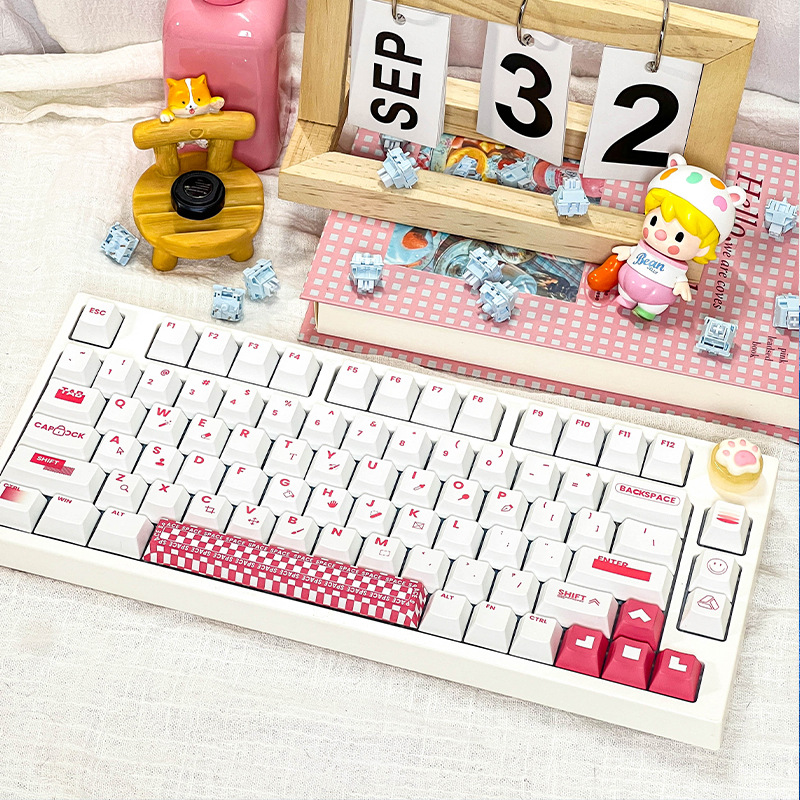 คีย์แคปสไตล์ดีไซเนอร์ 5 ด้านพิ - Keycaps Oem Profile 87 Keys บทวิจารณ์และราคา