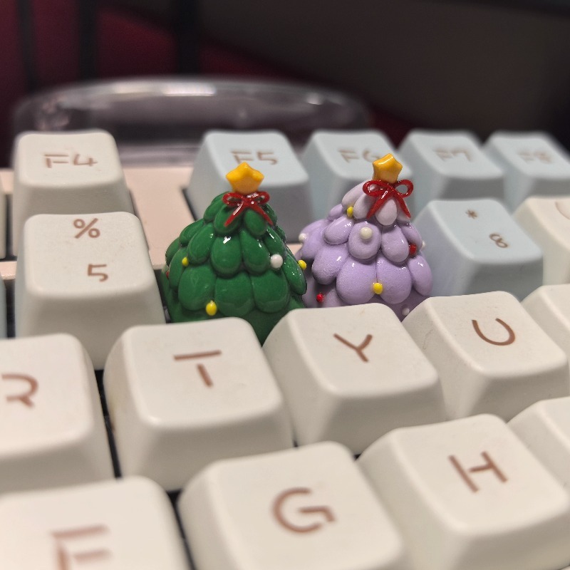 คีย์แคปต้นคริสต์มาส ดีไซน์ดั้ง - Keycaps Artisan Resin Handmade บทวิจารณ์และราคา