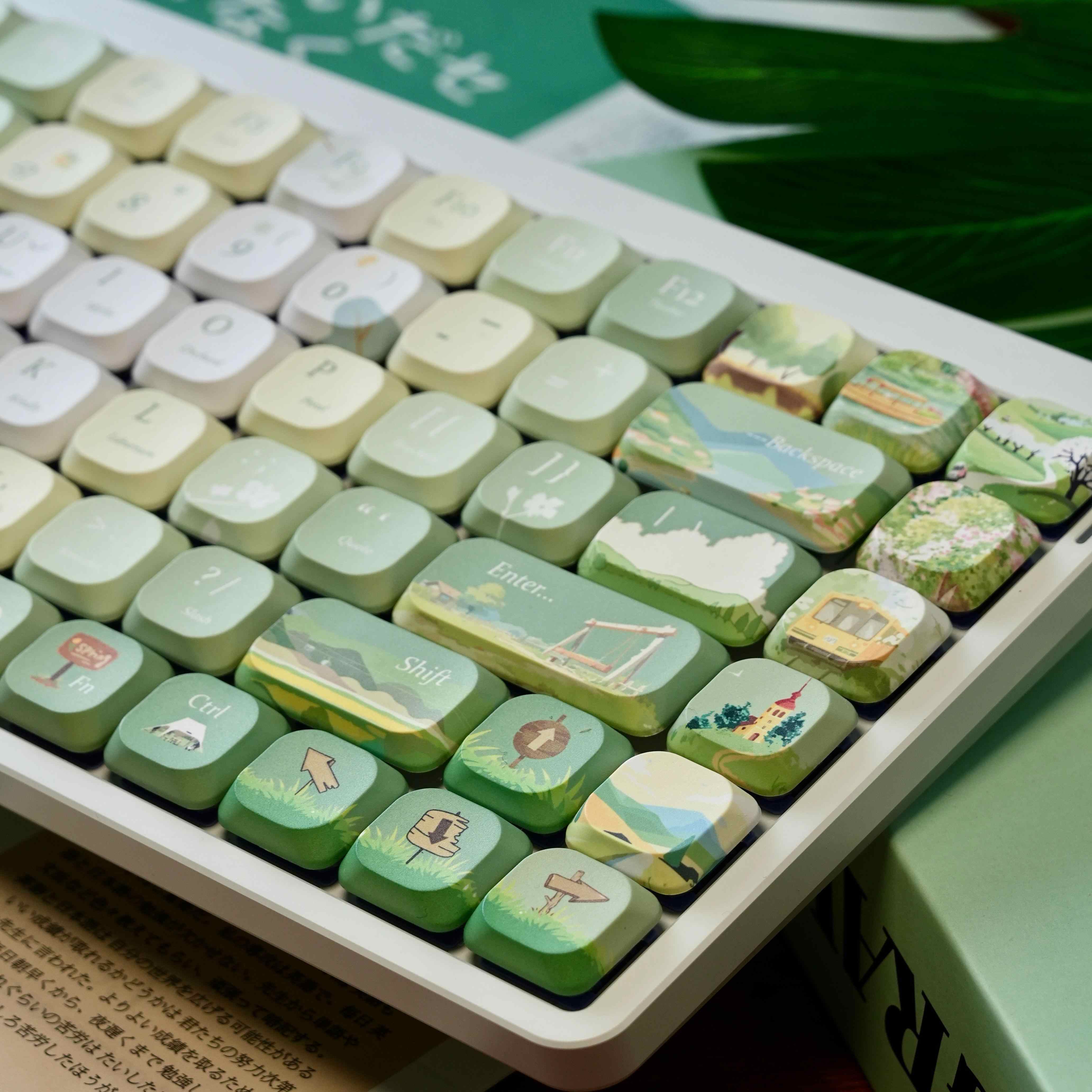 120 คีย์ LOW PROFILE ห้าด้าน D - Keycaps Low Profile Choc บทวิจารณ์และราคา
