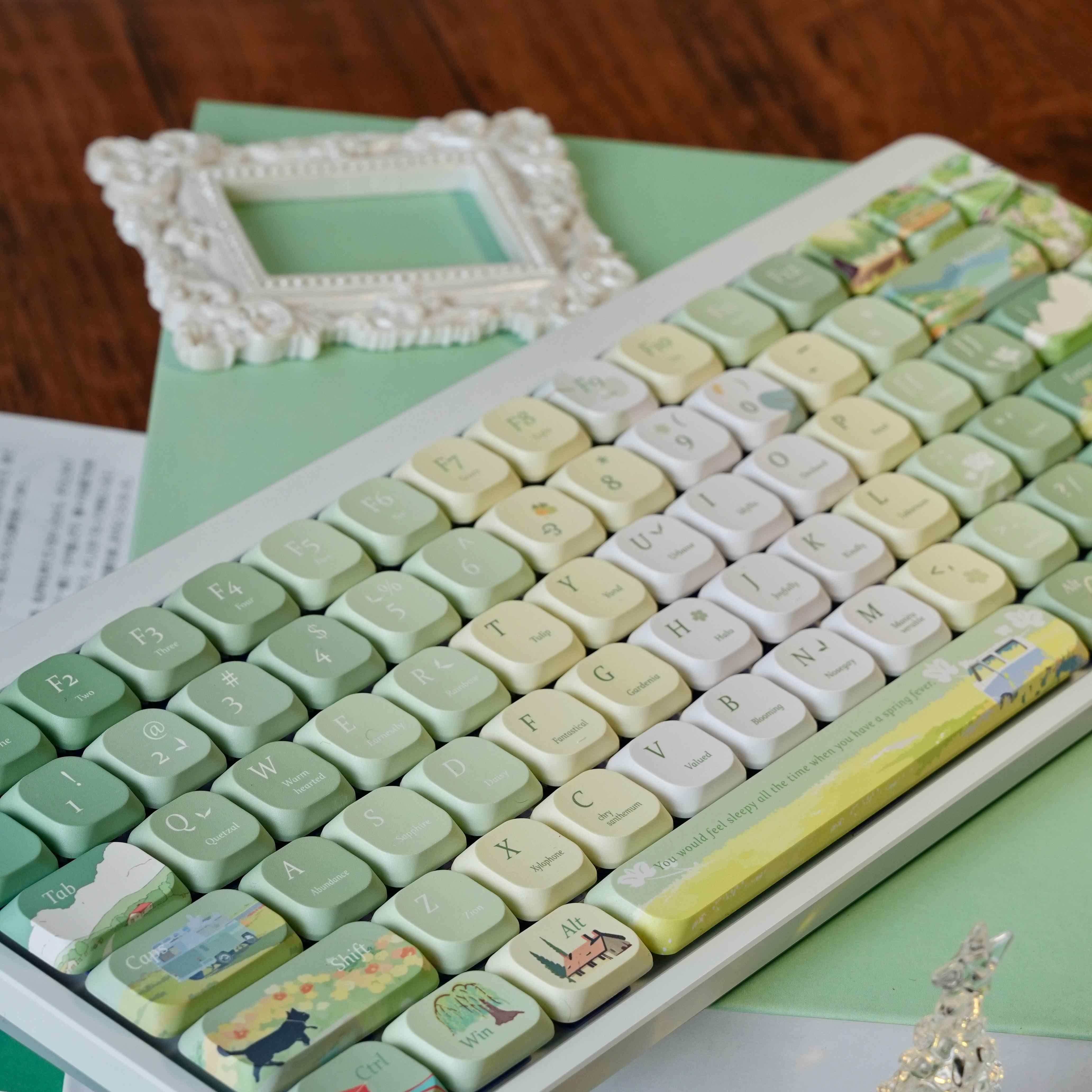 120 คีย์ LOW PROFILE ห้าด้าน D - Keycaps Low Profile Choc บทวิจารณ์และราคา