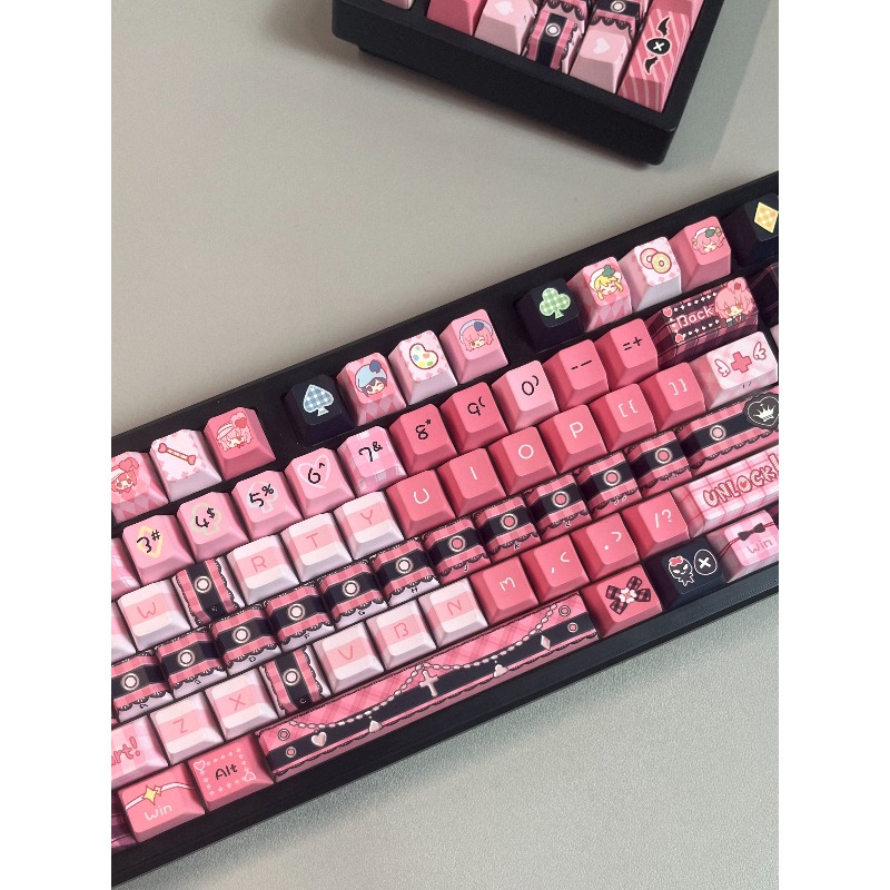 ชุดคีย์แคปธีมอนิเมะ Shugo Char - Keycaps Cherry Profile Pbt บทวิจารณ์และราคา