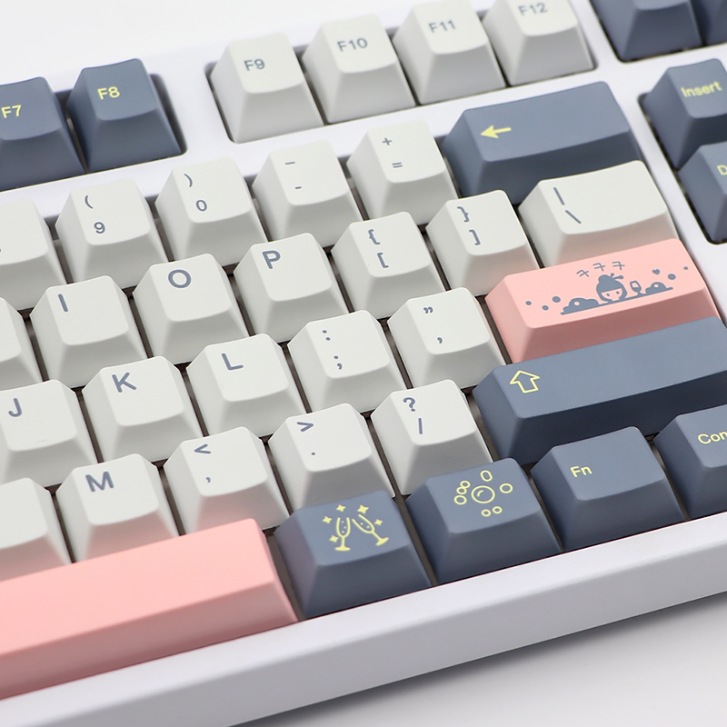 135 คีย์ GMK Momo Yume Keycaps - Keycaps Cherry Profile Pbt บทวิจารณ์และราคา