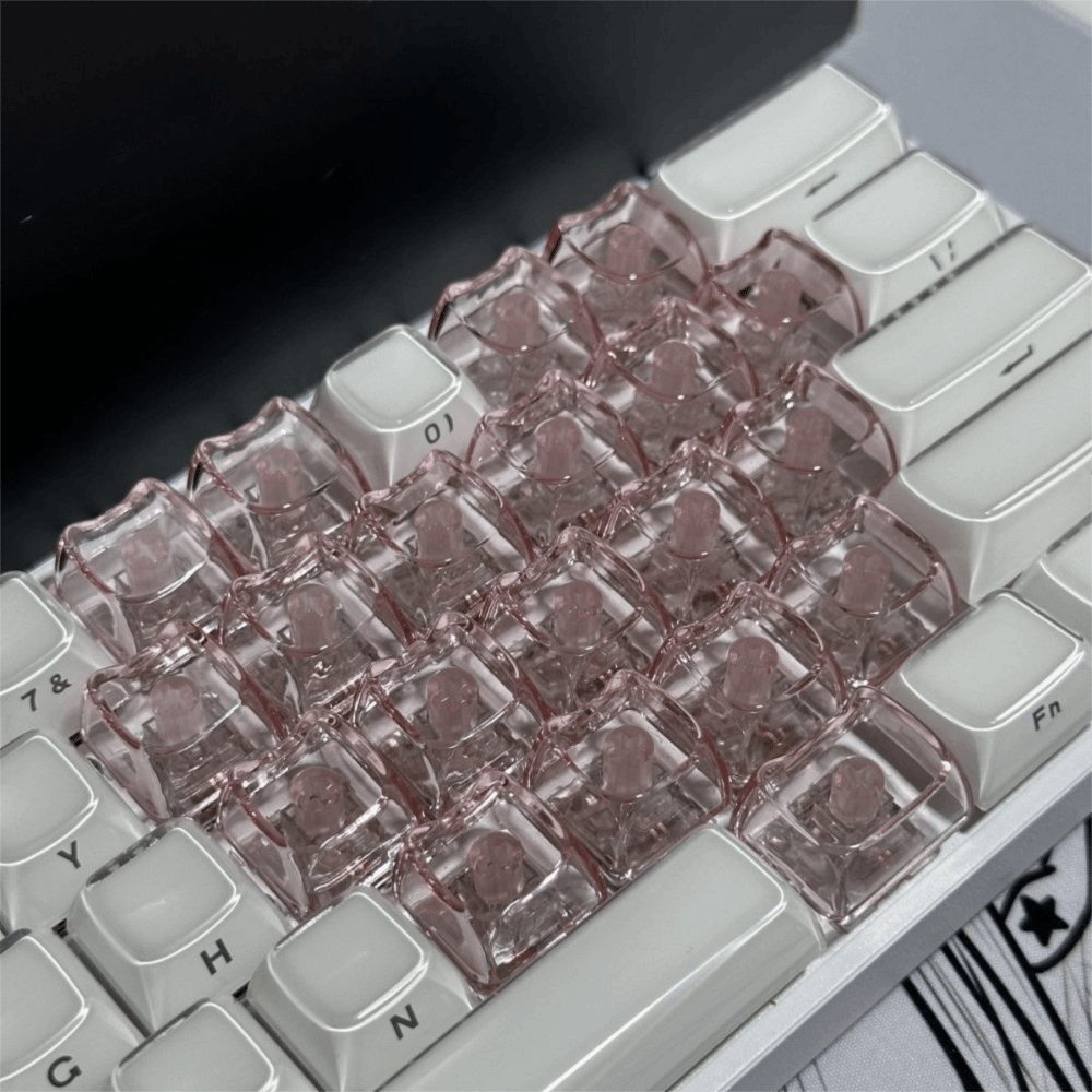 คีย์แคปใสรูปแมว 10 ชิ้น รุ่นให - Keycaps Blank Pbt 1U บทวิจารณ์และราคา