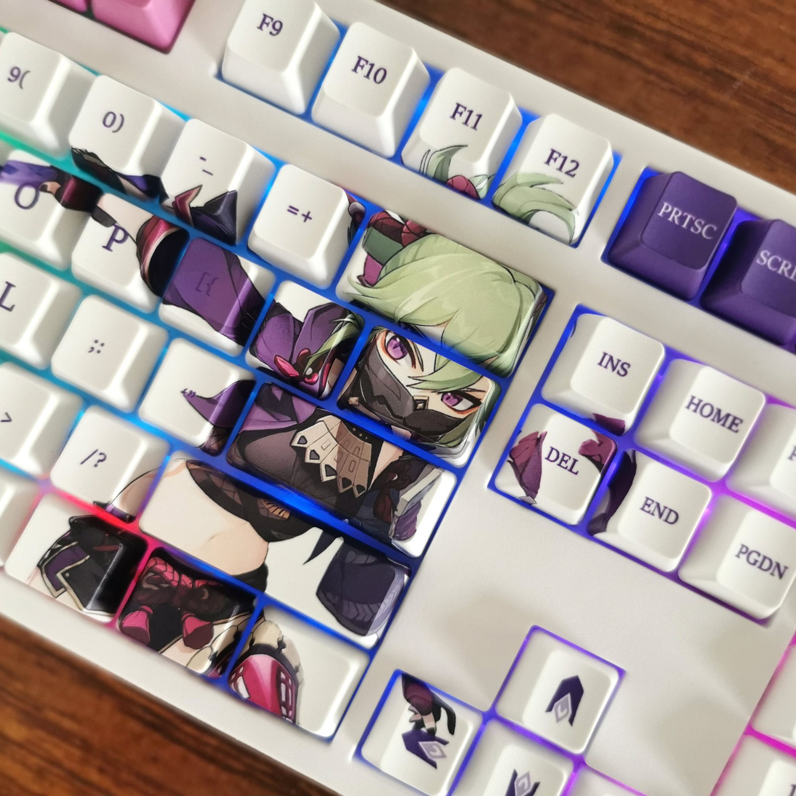 Genshin Impact NAHIDA NILOU Pb - Keycaps Oem Profile 87 Keys บทวิจารณ์และราคา