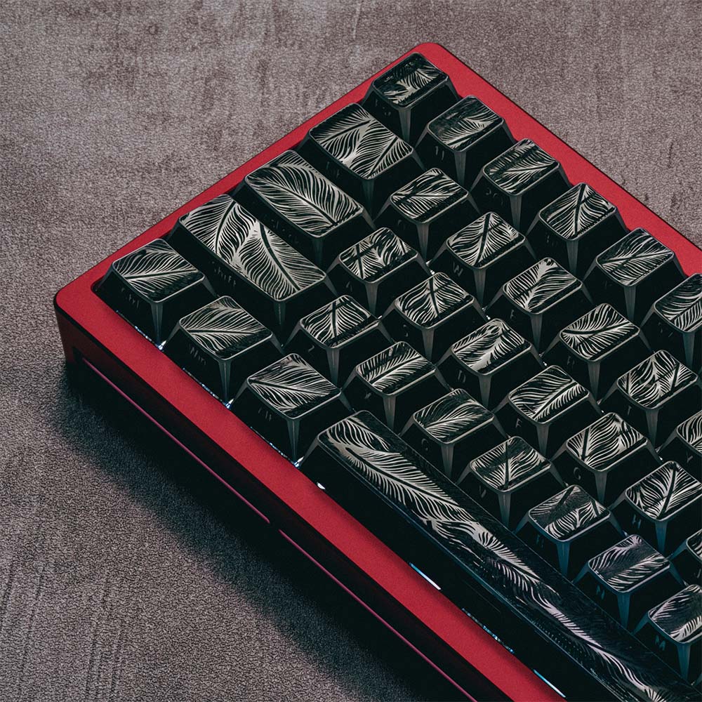 คีย์แคป Mintcaps แบบ Feather P - Keycaps Cherry Profile Pbt บทวิจารณ์และราคา