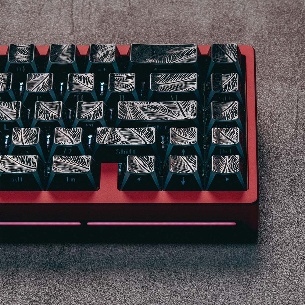 คีย์แคป Mintcaps แบบ Feather P - Keycaps Cherry Profile Pbt บทวิจารณ์และราคา