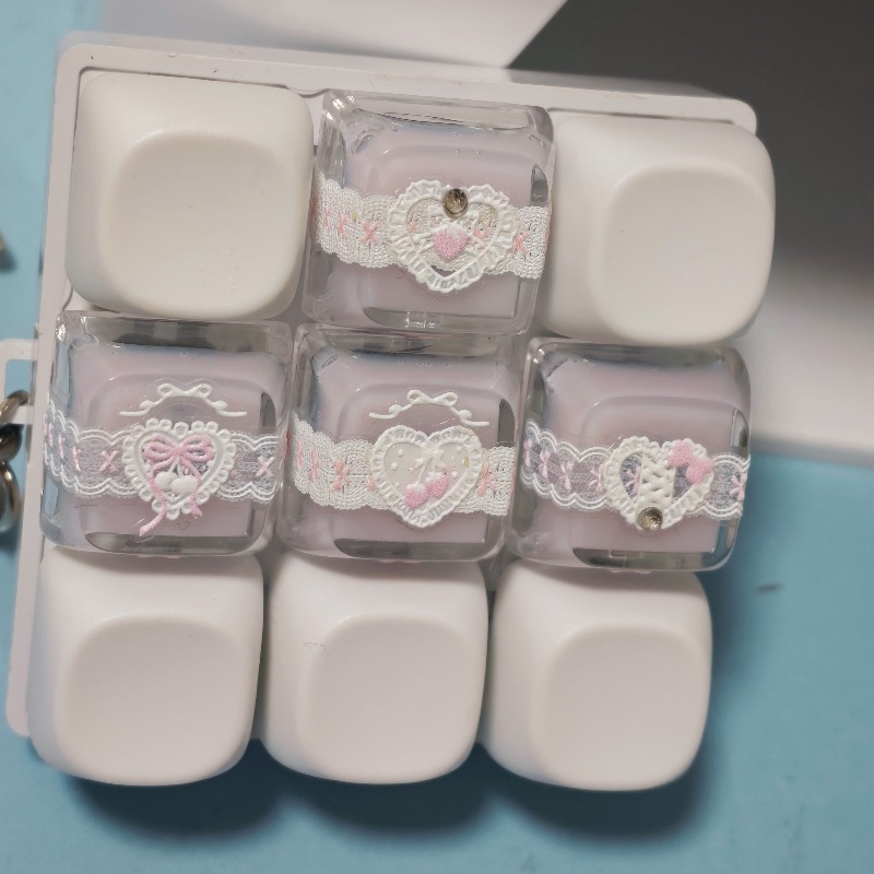 คีย์แคปงานฝีมือรูปโบว์ลูกไม้รู - Keycaps Artisan Resin Handmade บทวิจารณ์และราคา