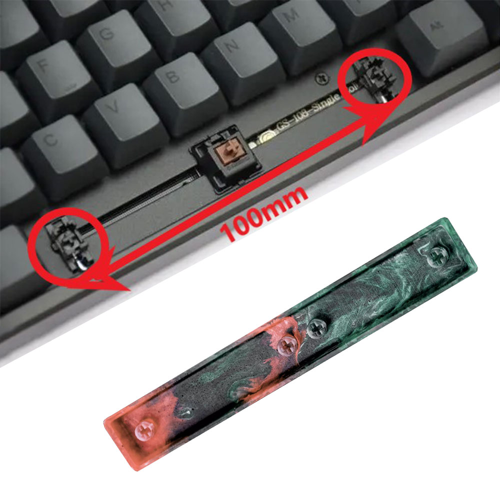 คีย์บอร์ดเครื่องกล 6.25X Space - Keycaps Spacebar 6.25U Custom บทวิจารณ์และราคา