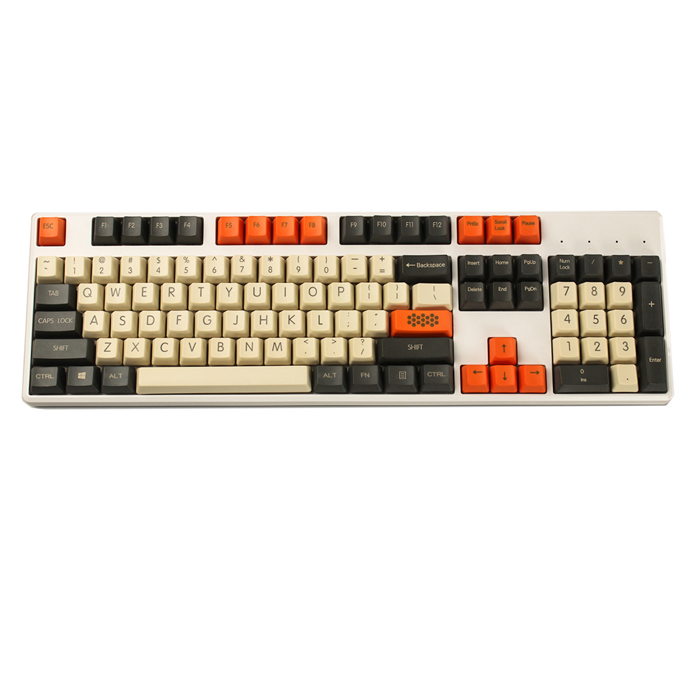 YMDK คาร์บอน61 87 104พิมพ์ด้าน - Keycaps Oem Profile 87 Keys บทวิจารณ์และราคา