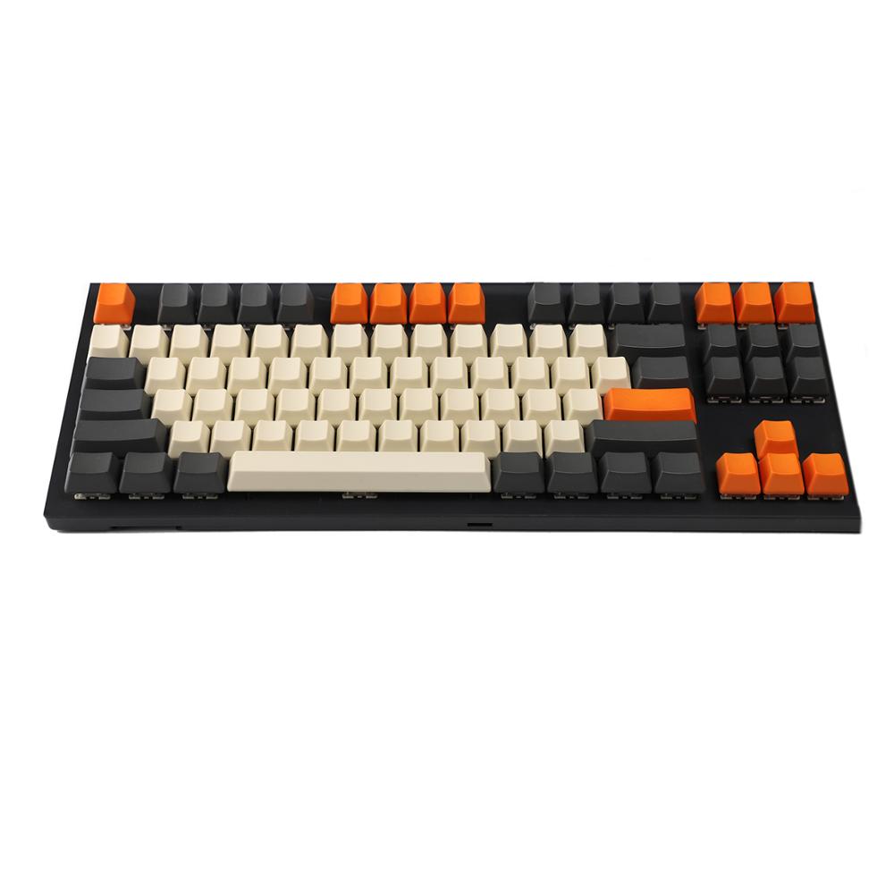YMDK คาร์บอน61 87 104พิมพ์ด้าน - Keycaps Oem Profile 87 Keys บทวิจารณ์และราคา