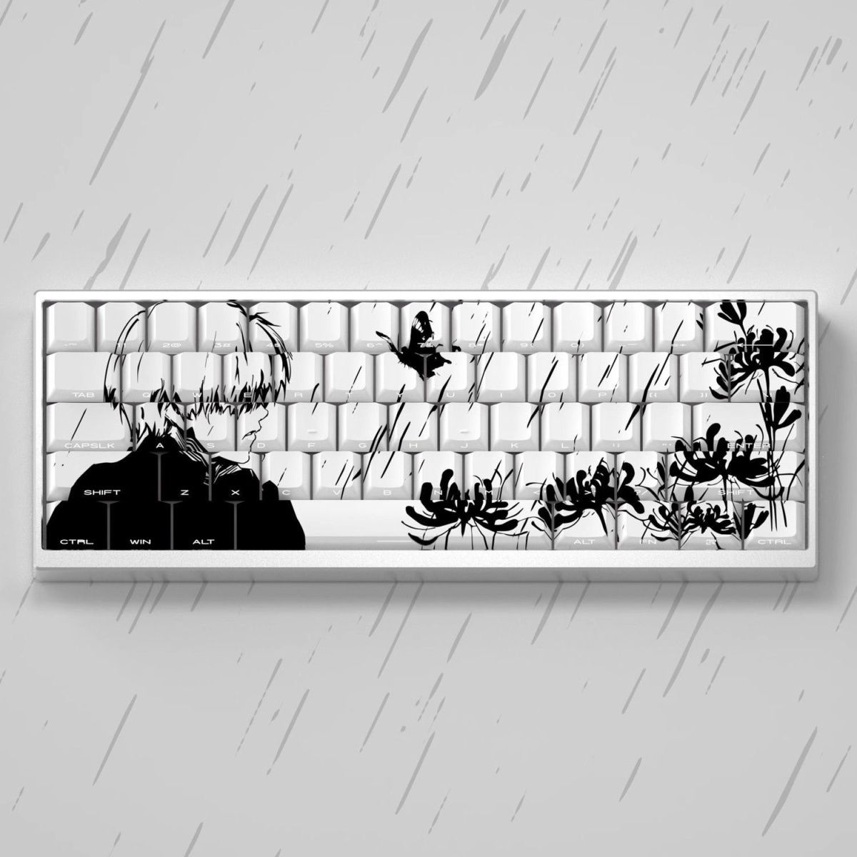 130 คีย์ Tokyo Ghoul Theme Kan - Keycaps Cherry Profile Pbt บทวิจารณ์และราคา