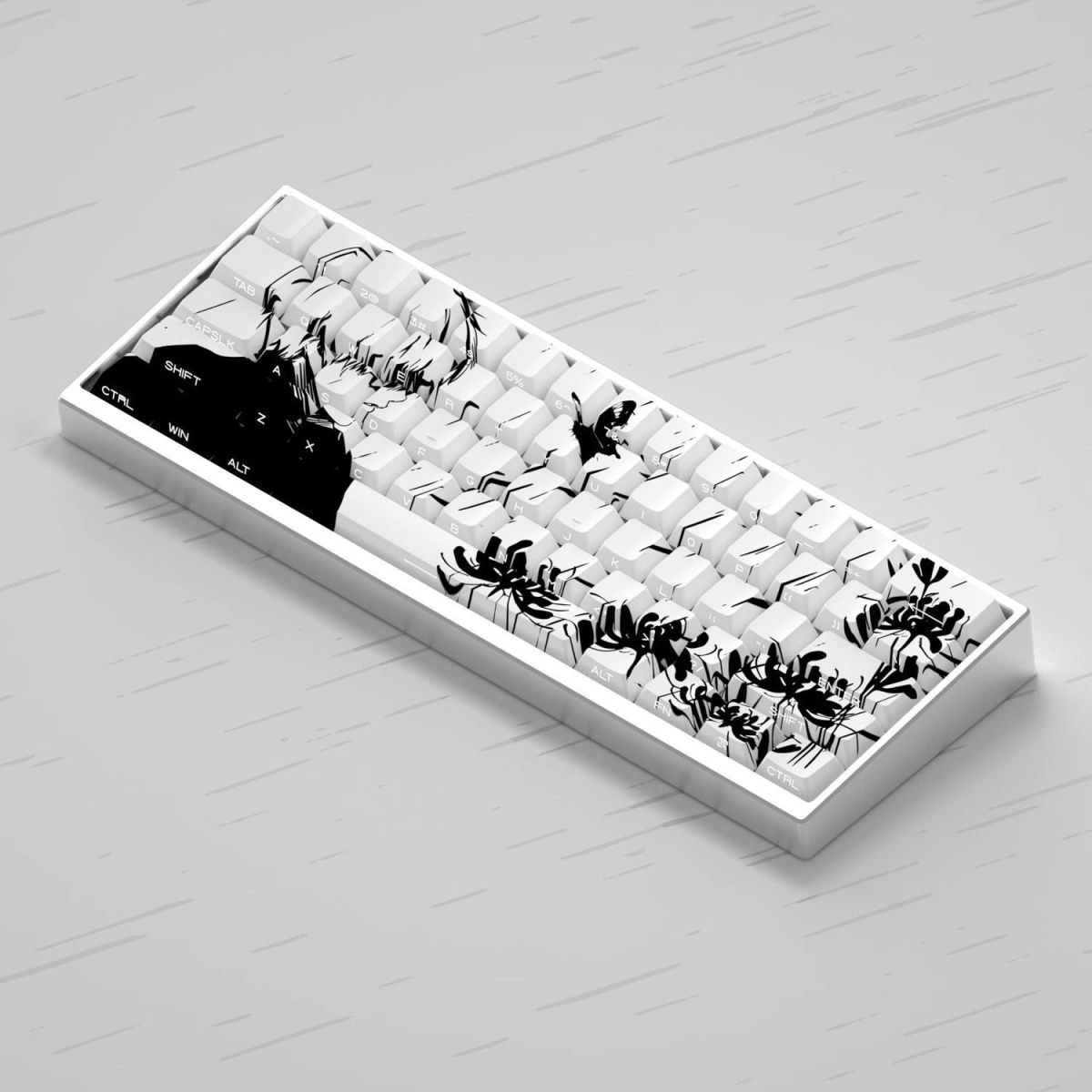 130 คีย์ Tokyo Ghoul Theme Kan - Keycaps Cherry Profile Pbt บทวิจารณ์และราคา