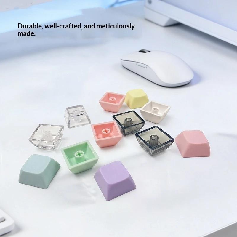 8/10 ชิ้น คีย์แคป PBT โปรไฟล์  - Keycaps Blank Pbt 1U บทวิจารณ์และราคา