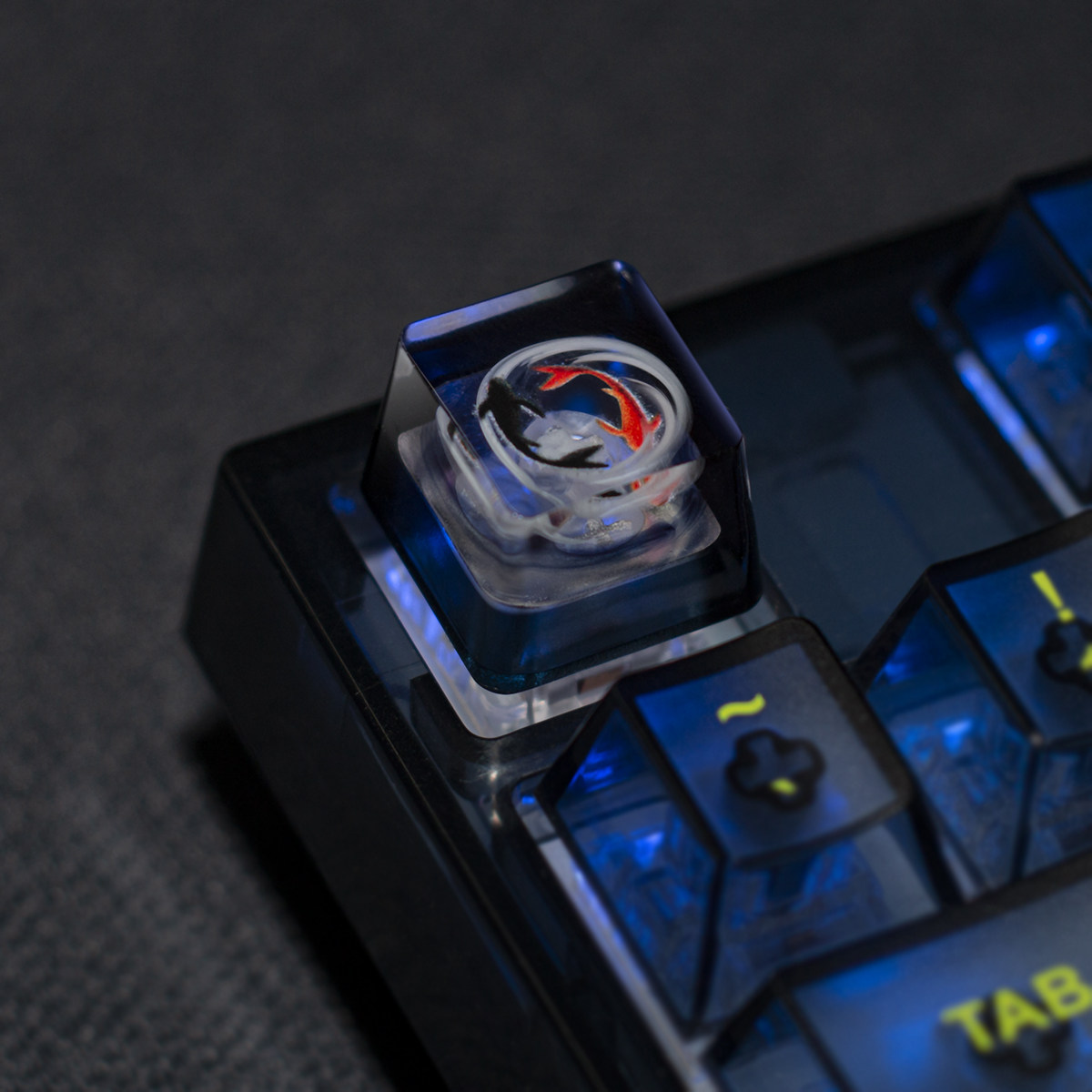 1 ชิ้น แฮนด์เมด ปุ่มกดเรซิ่นรู - Keycaps Artisan Resin Handmade บทวิจารณ์และราคา