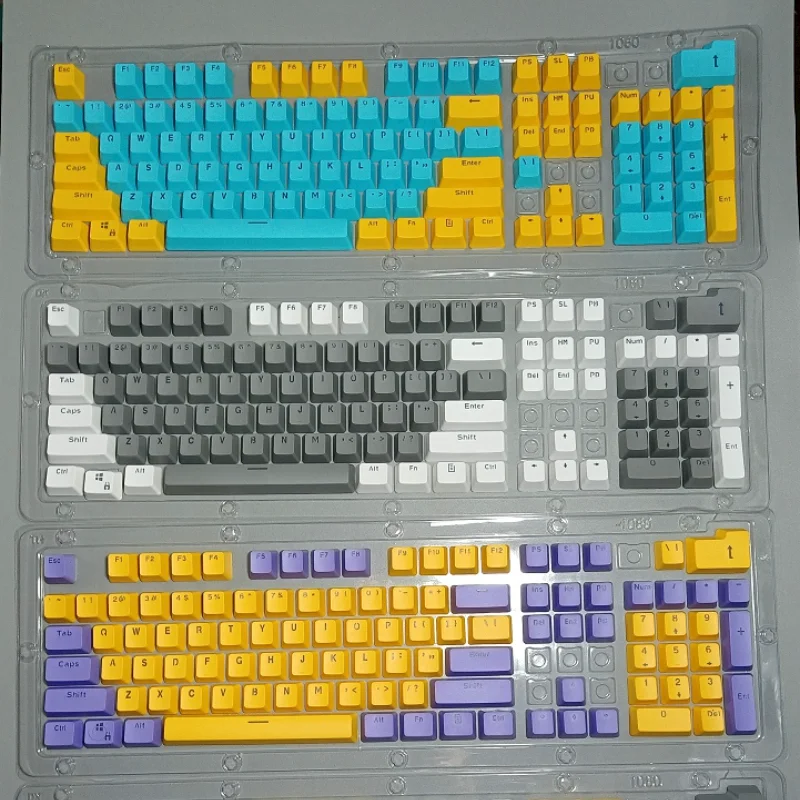 ดี Pbt Oem Keycaps 61/87/104 ค - Keycaps Pbt Double Shot 104 Keys บทวิจารณ์และราคา