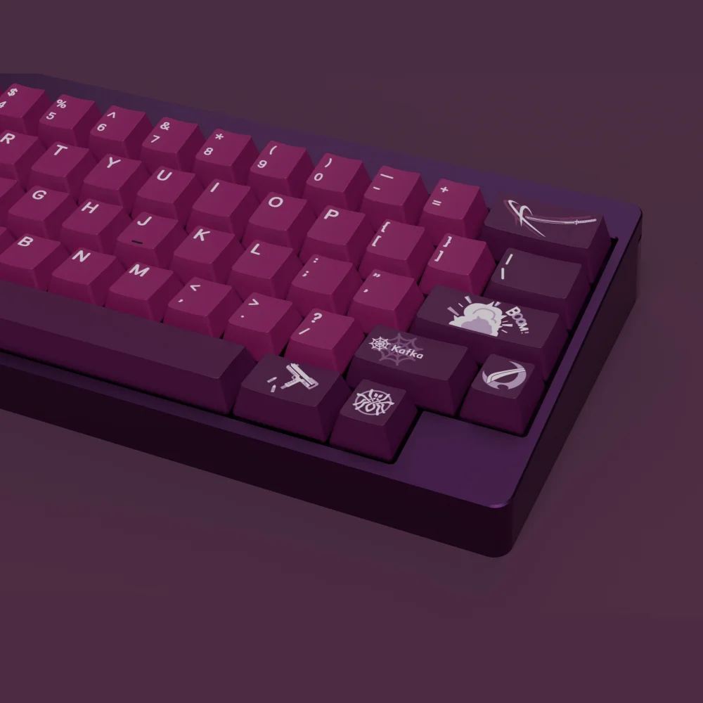 คีย์แคปเกม Kafka Honkai Star R - Keycaps Cherry Profile Pbt บทวิจารณ์และราคา