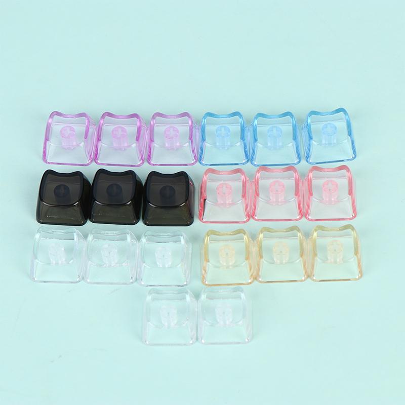 10-20 ชิ้น คีย์แคปใสทรงแมวน่าร - Keycaps Blank Pbt 1U บทวิจารณ์และราคา