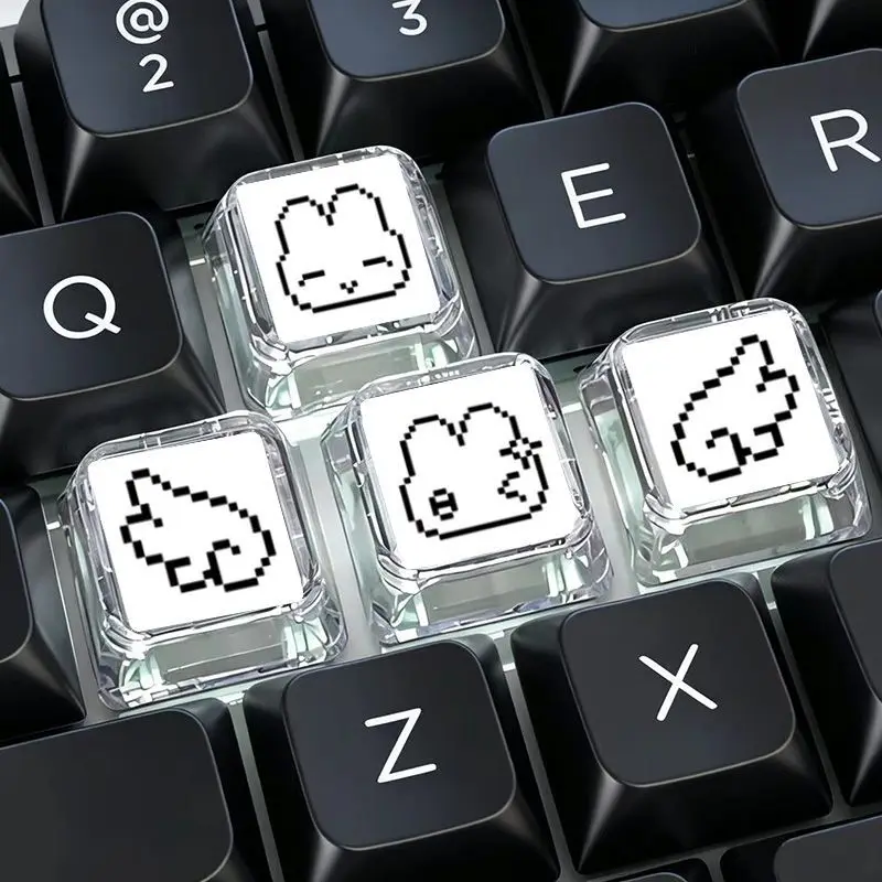ชุดคีย์แคป 4 ชิ้น ลายกระต่ายพิ - Keycaps Cherry Profile Pbt บทวิจารณ์และราคา