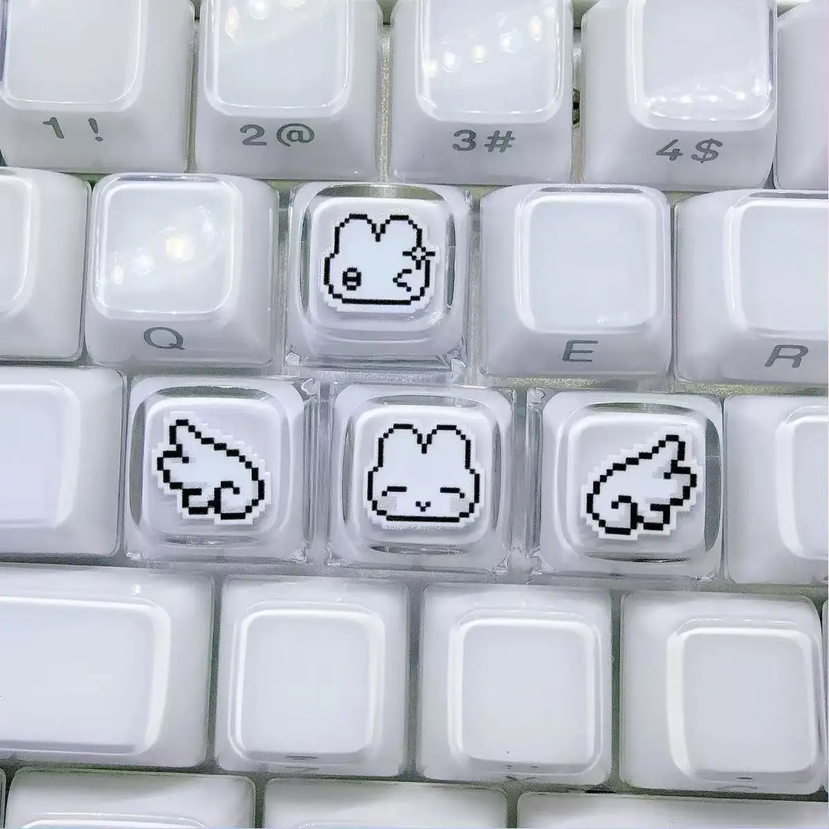 ชุดคีย์แคป 4 ชิ้น ลายกระต่ายพิ - Keycaps Cherry Profile Pbt บทวิจารณ์และราคา
