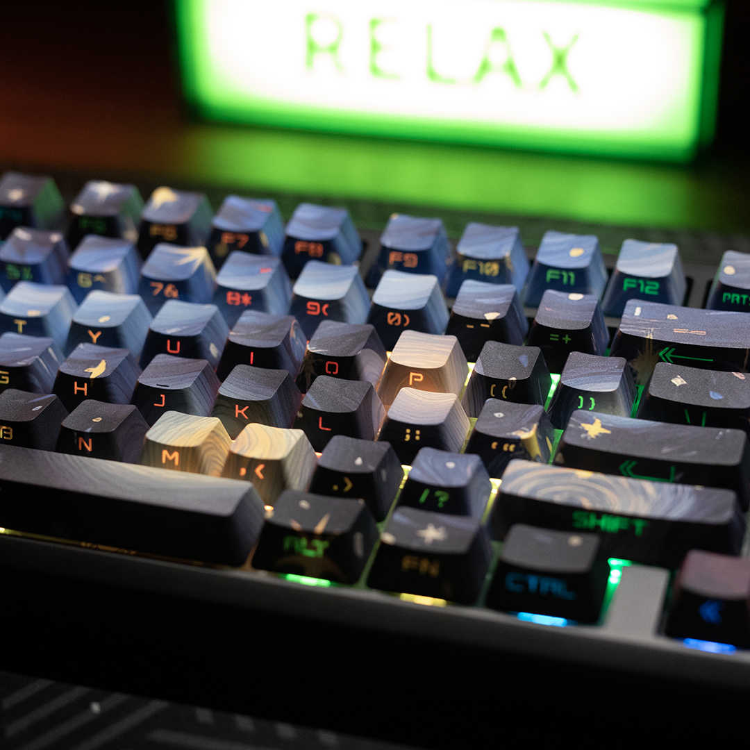 คีย์แคป PBT สำหรับคีย์บอร์ดกลไ - Keycaps Oem Profile 87 Keys บทวิจารณ์และราคา