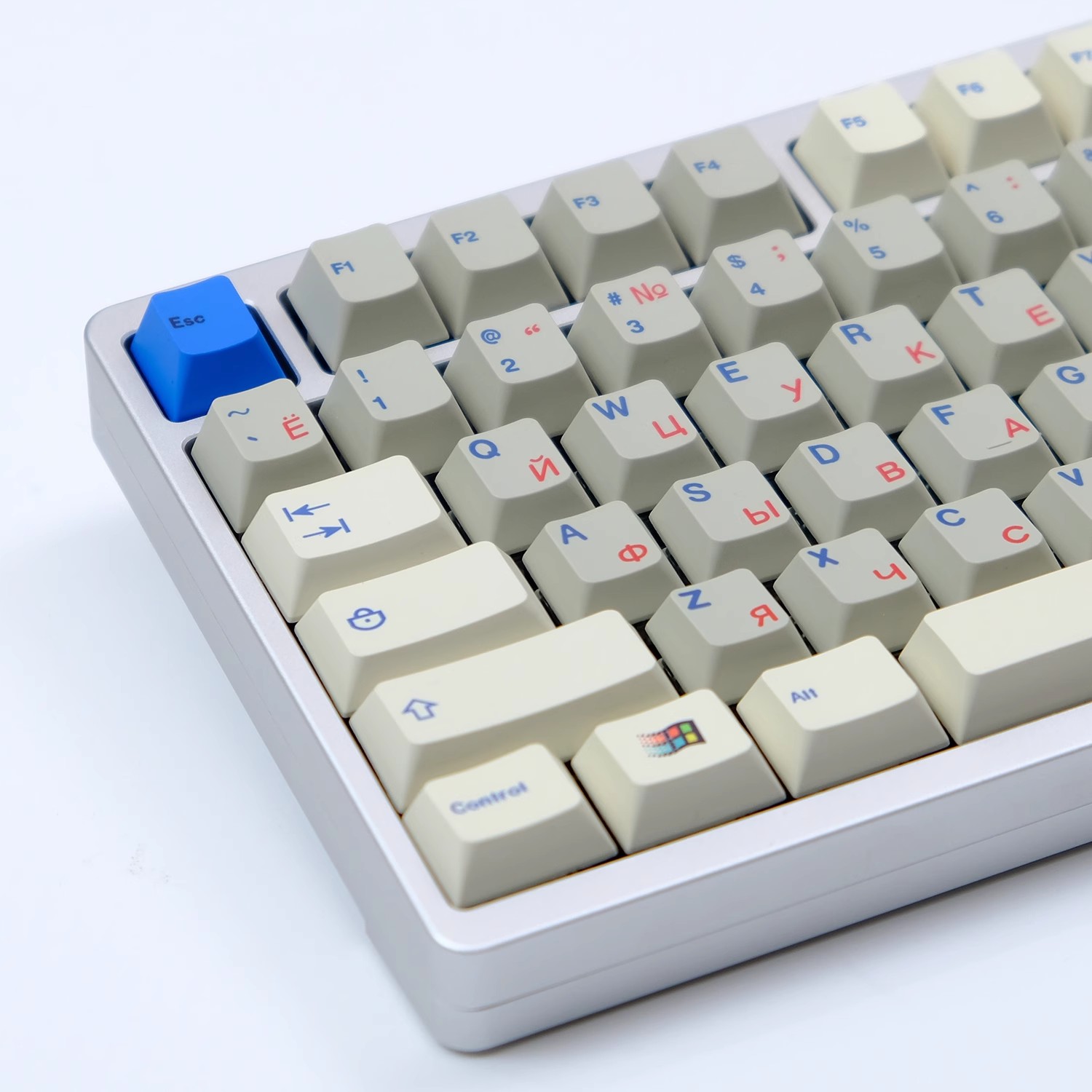 1ชุด gmk หมวกแก็ปแบบย้อนยุคสีเ - Keycaps Cherry Profile Pbt บทวิจารณ์และราคา