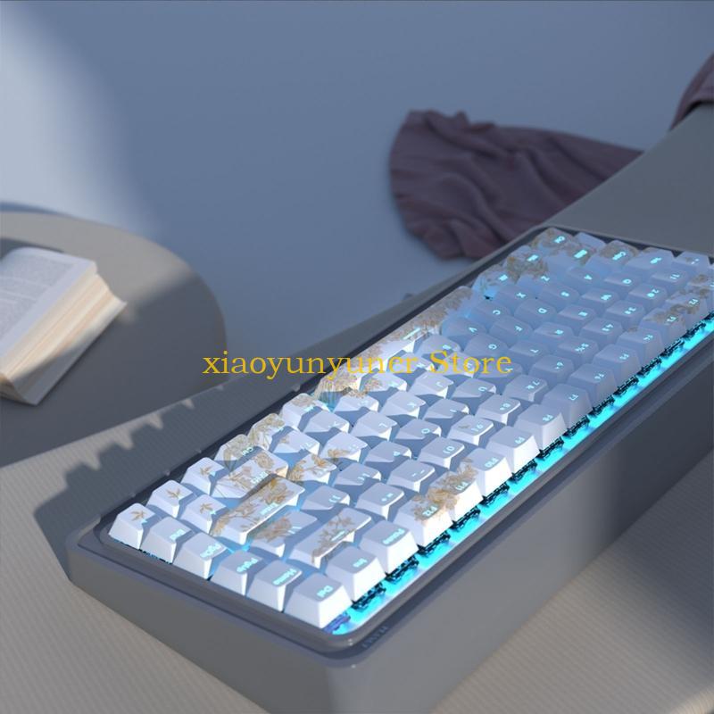 P9JB 135/108PCS Double Shot Ba - Keycaps Pbt Double Shot 104 Keys บทวิจารณ์และราคา