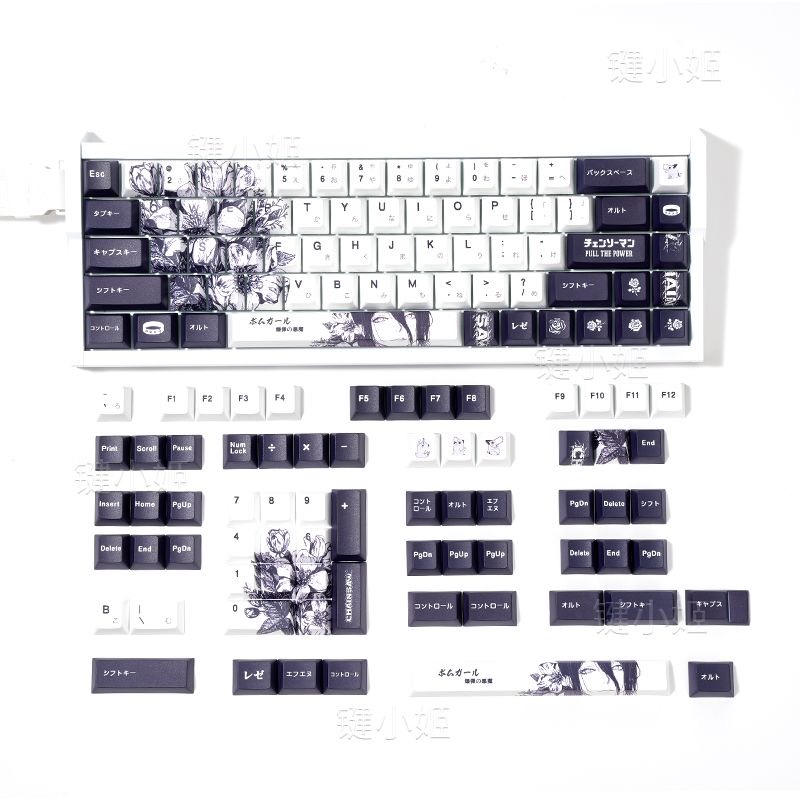 Reze Keycaps Chainsaw Man Them - Keycaps Cherry Profile Pbt บทวิจารณ์และราคา