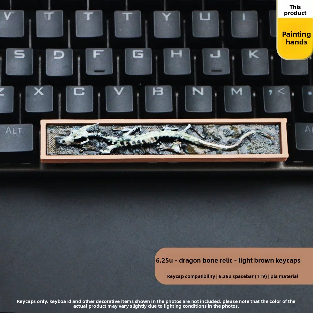 คีย์แคปธีมตำนานกระดูกมังกร วัส - Keycaps Spacebar 6.25U Custom บทวิจารณ์และราคา