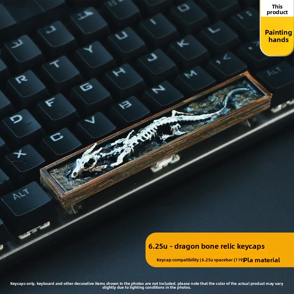คีย์แคปธีมตำนานกระดูกมังกร วัส - Keycaps Spacebar 6.25U Custom บทวิจารณ์และราคา