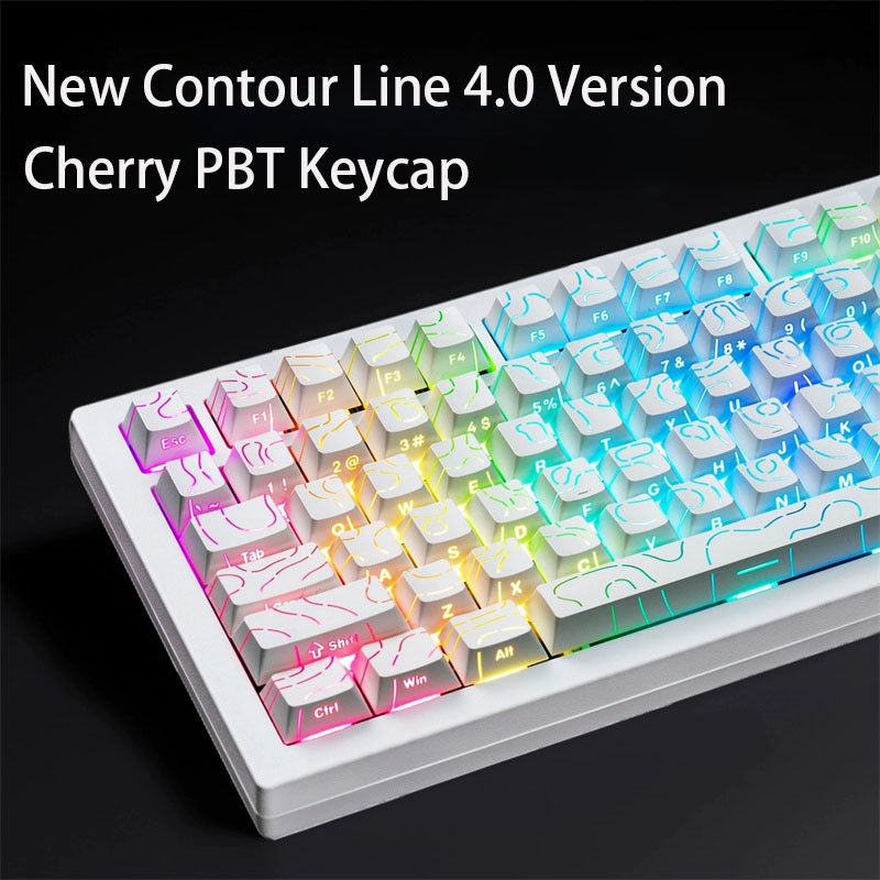 ใหม่ Contour Line 4.0 รุ่น PBT - Keycaps Pbt Double Shot 104 Keys บทวิจารณ์และราคา