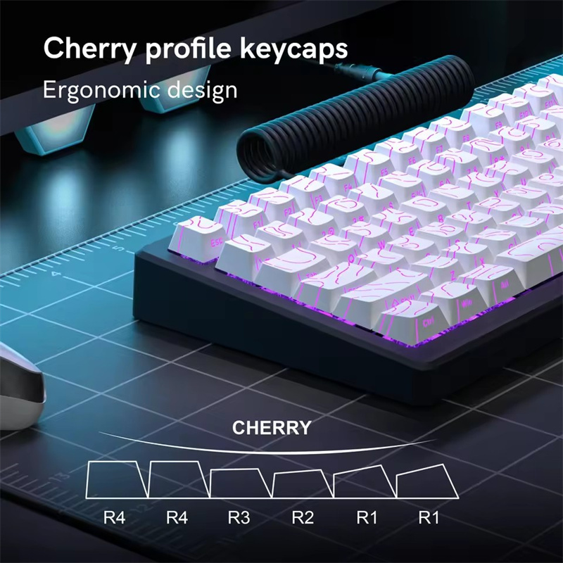 ใหม่ Contour Line 4.0 รุ่น PBT - Keycaps Pbt Double Shot 104 Keys บทวิจารณ์และราคา