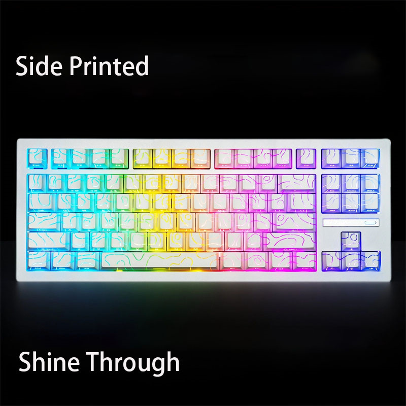 ใหม่ Contour Line 4.0 รุ่น PBT - Keycaps Pbt Double Shot 104 Keys บทวิจารณ์และราคา